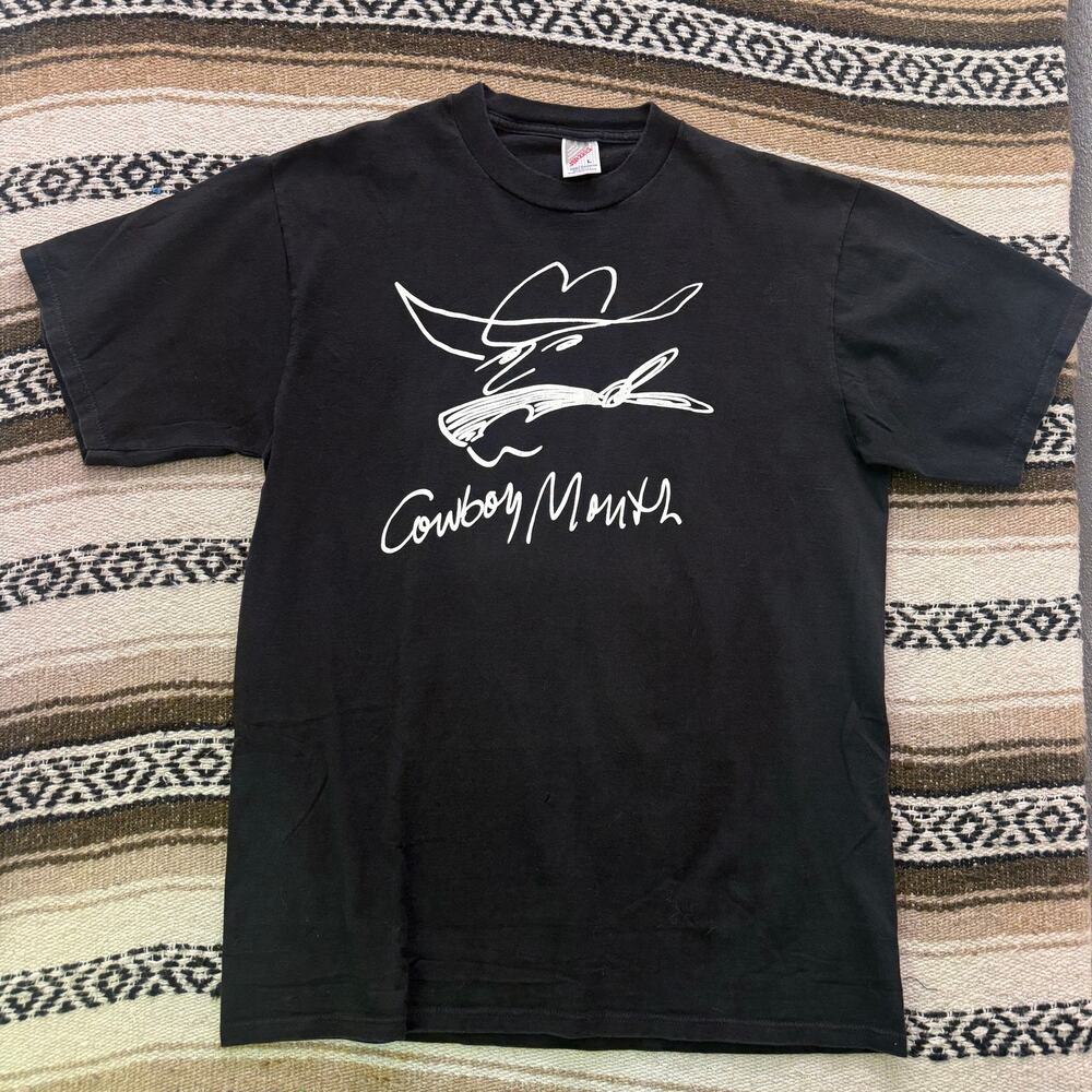 Vintage 90's Cowboy Mouth Alternative Rock Band Tour Concert Tee Shirt Sz Large